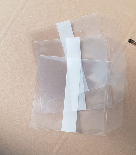 1000 pochettes pour CD avec rabat et colle LARGE au dos - 100 microns