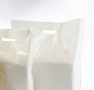 100 bolsas de PE blancas para vinilos