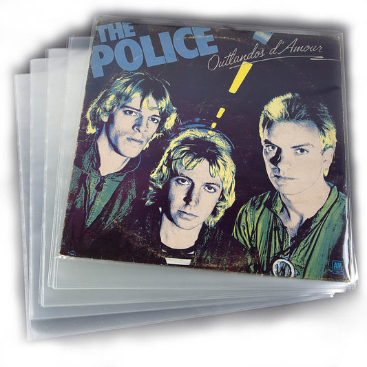 300 sleeves for 33rpm 12" 100 micron