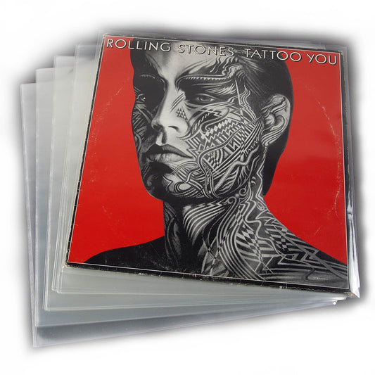 300 sleeves for 33rpm 12" 80 micron