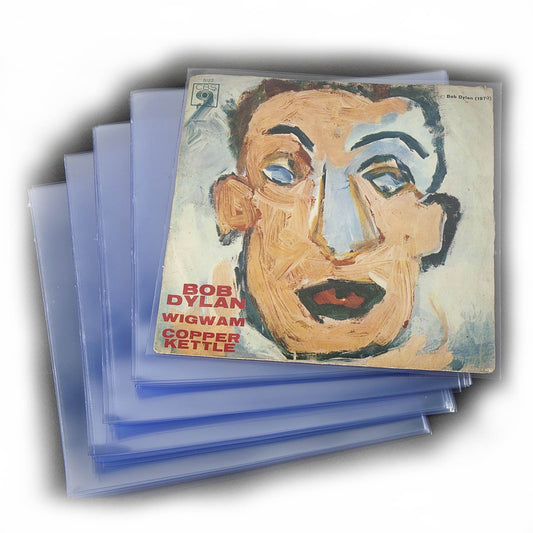 300 sleeves for 45rpm 7" 120 micron vinyl