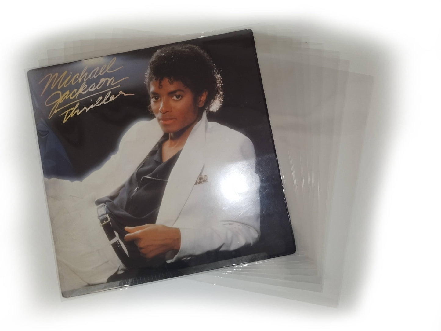 300 pochettes pour vinyles 33t 12" BOPP TRES TRANSPARENTES - ALBUMS SIMPLES ET DOUBLES