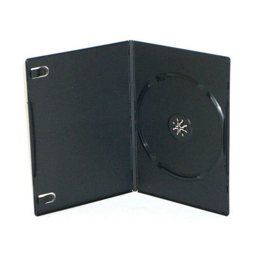 10 Estuches SLIM para 1 DVD - Negro -7mm