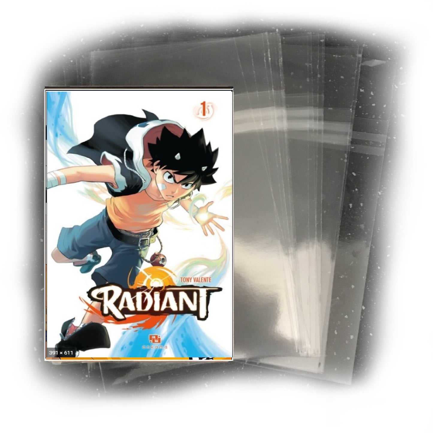 300 fundas para MANGAS  - 140x190 mm