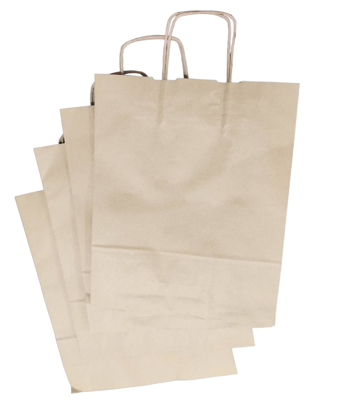 100 bolsas de papel kraft para vinilos (con fuelle)