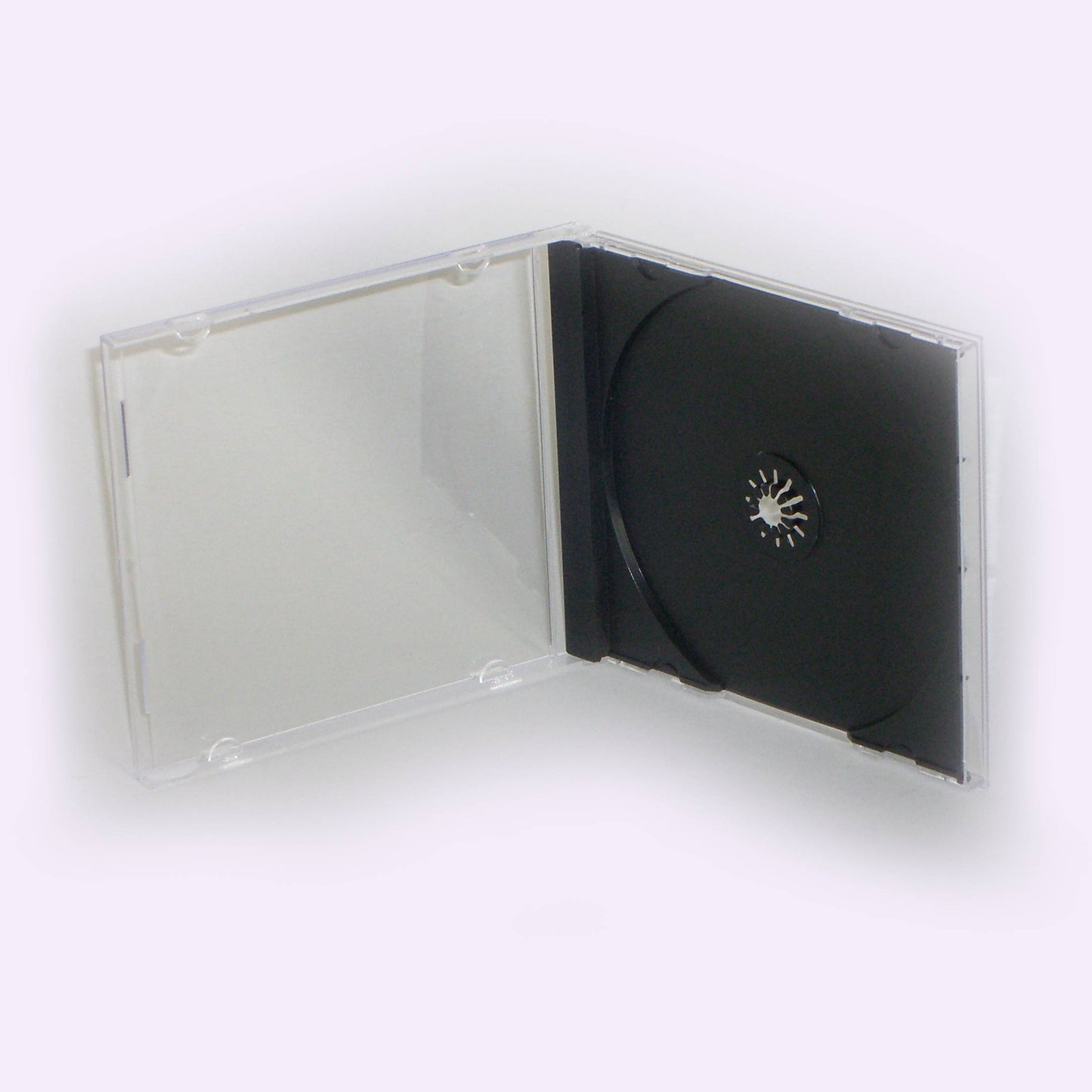 10 Boitiers JEWEL BOX 1 CD centreur noir