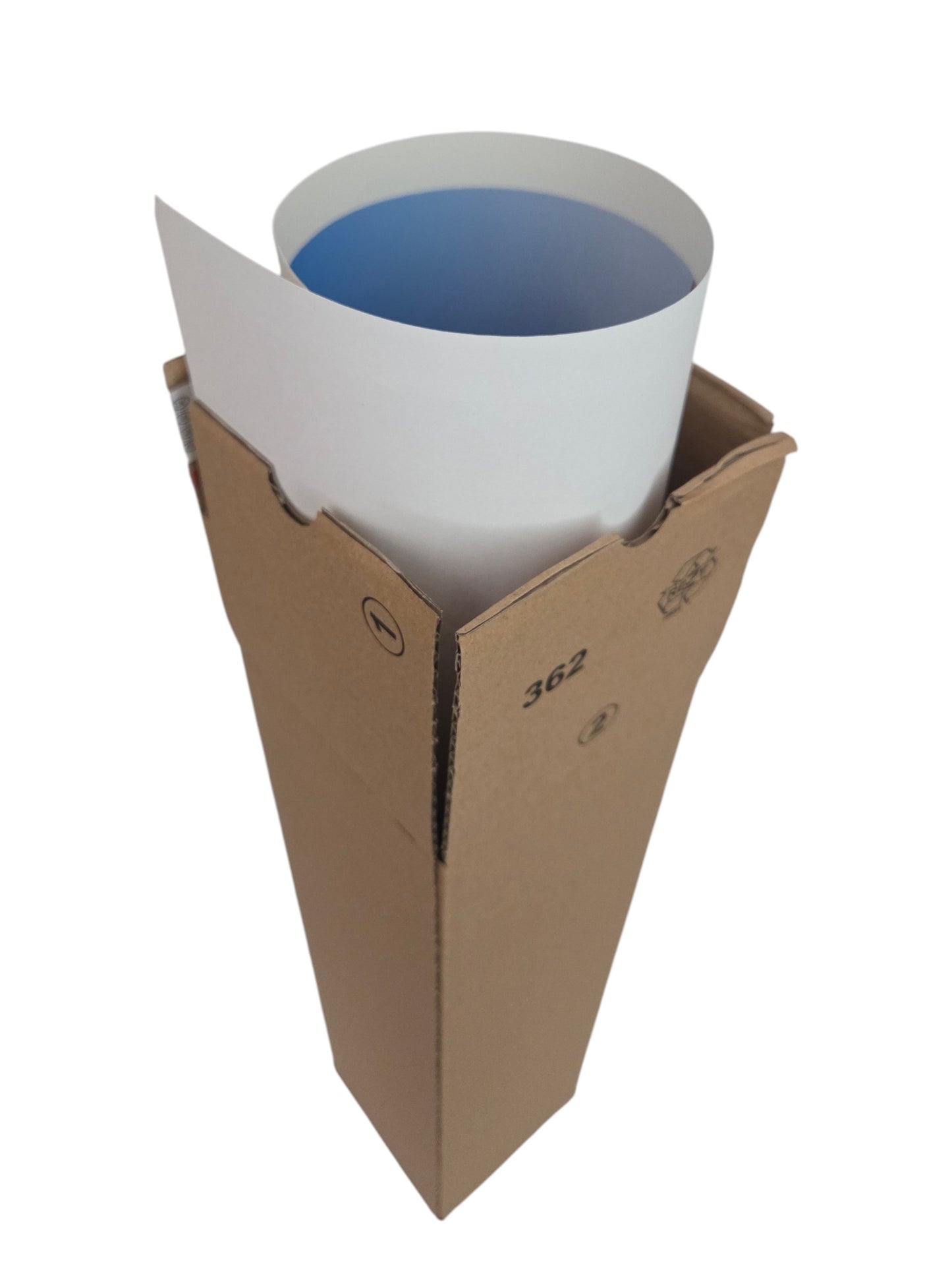 300 rigid white flat cardboard  - 300x420 mm