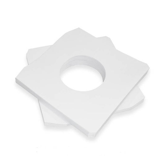25 pochettes cartonnées 33t - blanches AVEC trou – My-smartup