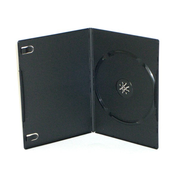 25 Estuches SLIM para 1 DVD - Negro -7mm