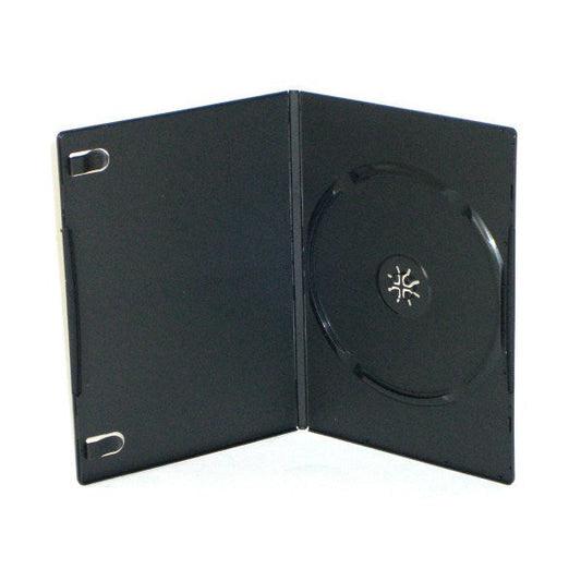 100 SLIM Cases for 1 DVD - Black -7mm