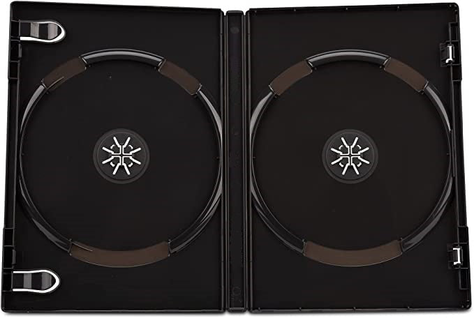 10 Box per 2 DVD – Nero -14mm