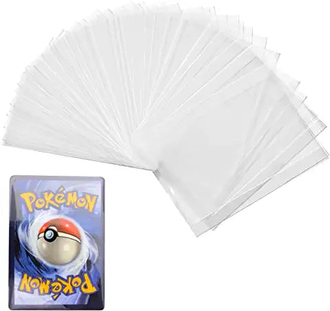 100 fundas para cartas de Pokémon (67x92 mm)